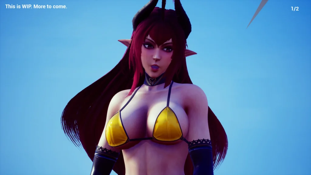 Daemon Girl Vs. Dildo Ball screenshot 2 - free adult game