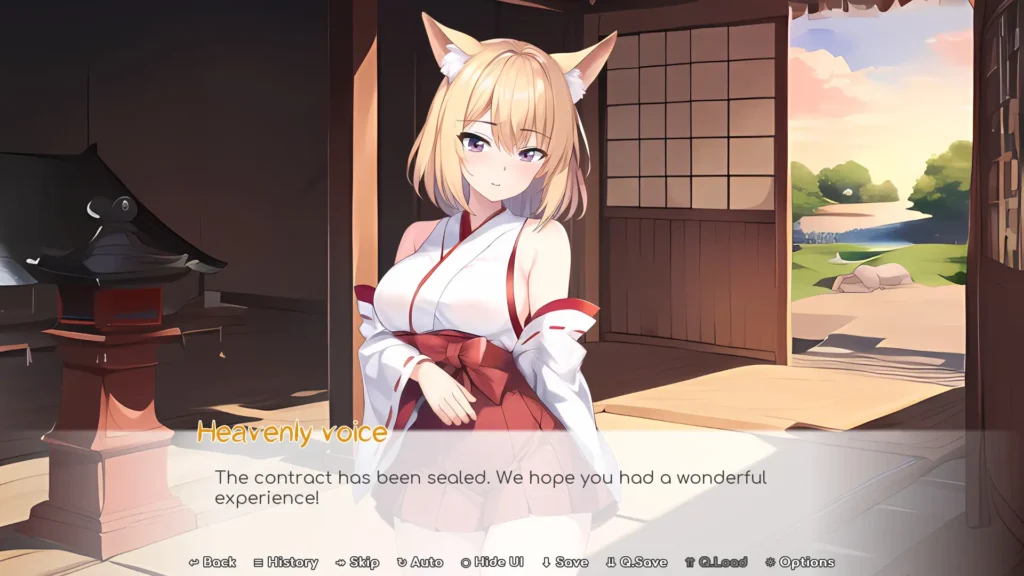 Fox Spirit Contract screenshot 6 - free adult game