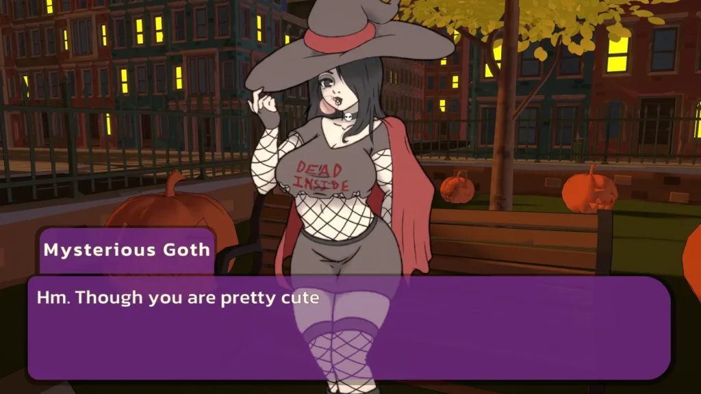 Halloween Harem screenshot 2 - free adult game