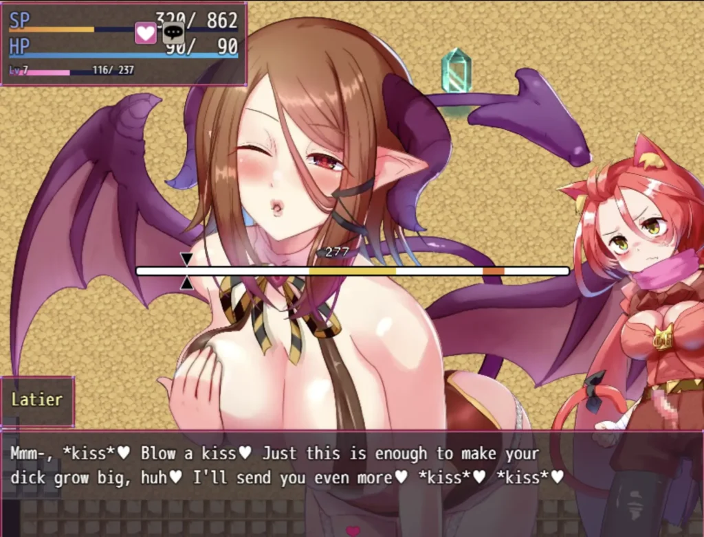 Melty Brave Kittens screenshot 3 - free adult game
