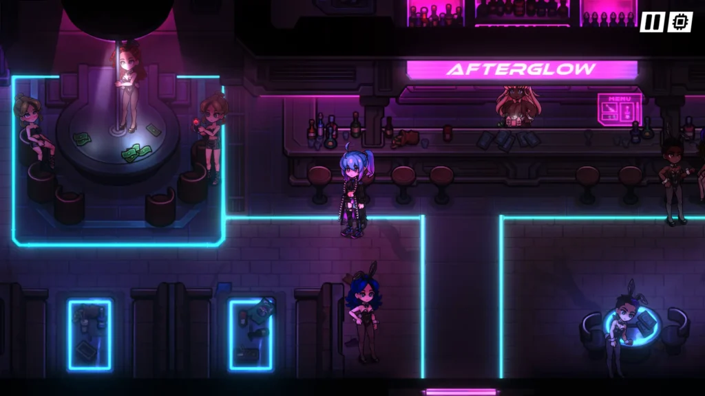 Third Crisis Neon Nights screenshot 6 - free adult game