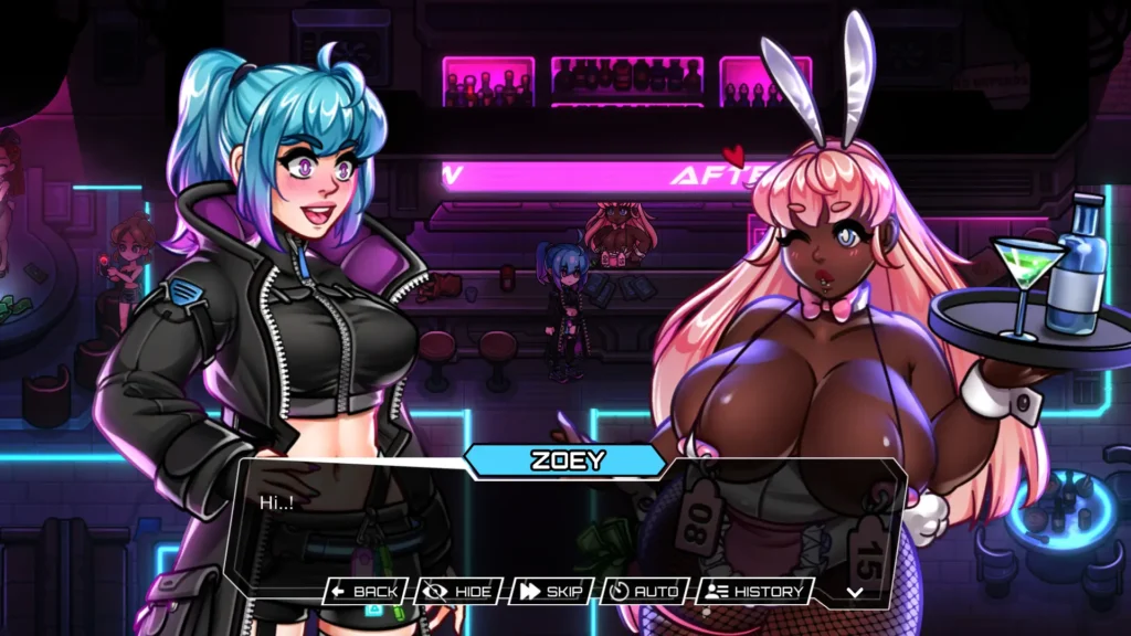 Third Crisis Neon Nights screenshot 5 - free adult game