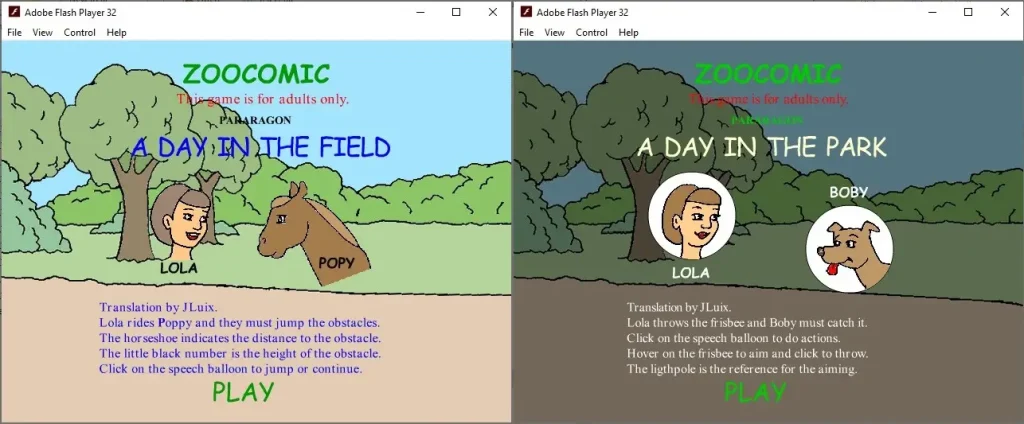 ZOOCOMIC Games